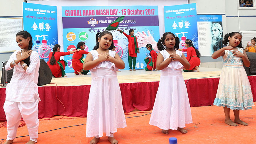 PRAN-RFL schools observe Global Handwash Day