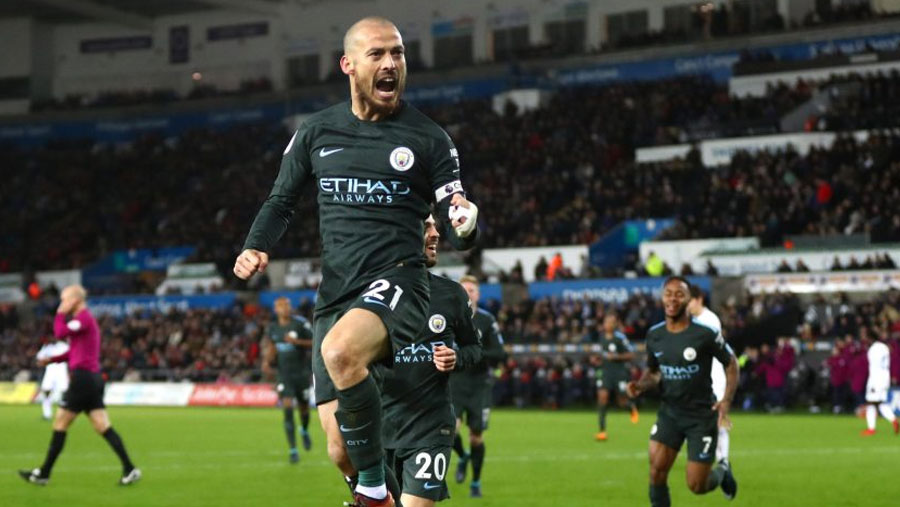 City beats Swansea for record 15th straight win