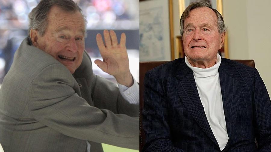 George H.W. Bush discharged from hospital
