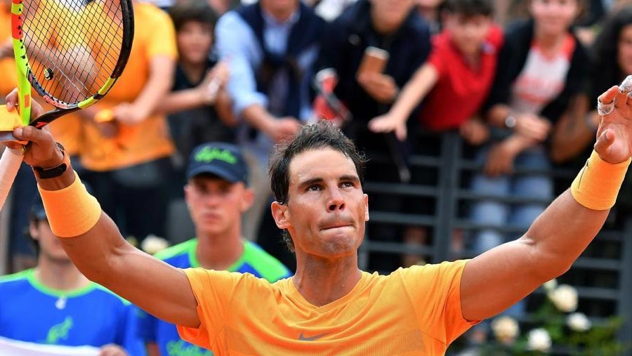Nadal powers into 3rd round in Rome