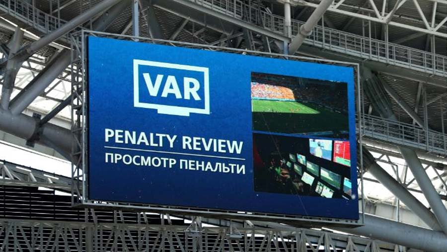 VAR used for first time in World Cup match
