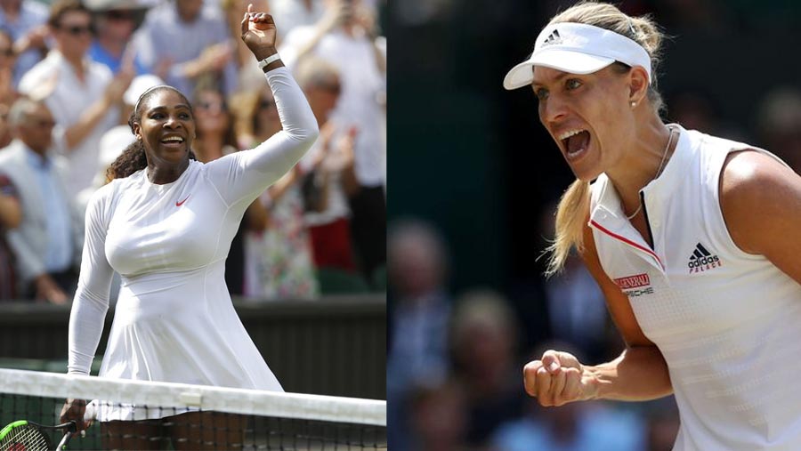 Serena to face Kerber in Wimbledon final