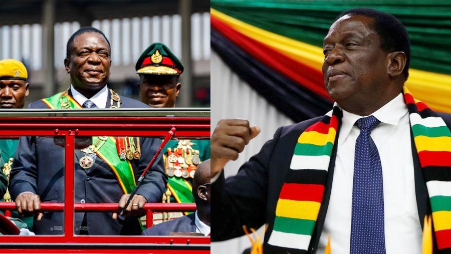 Zimbabwe president takes oath