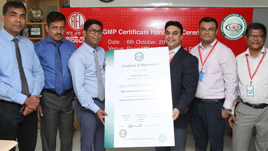 RFL receives GMP Certificate