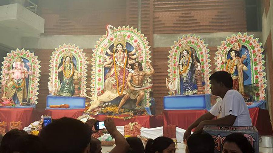 Durga Puja begins amid festivity