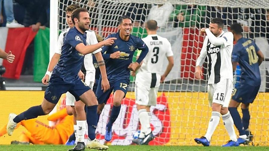 Man Utd stun Juventus with late comeback