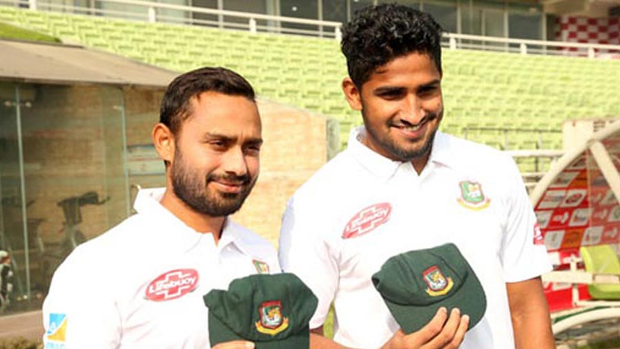 Mithun and Khaled handed Test debut