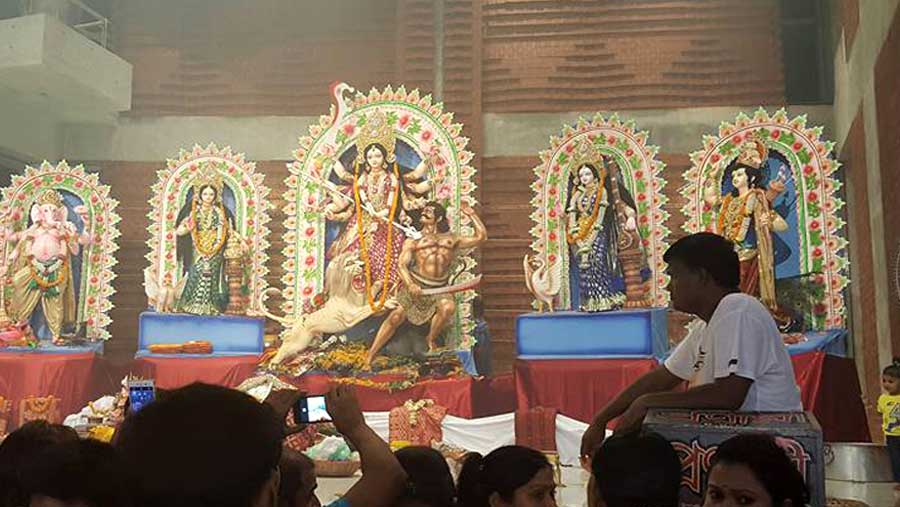 Mohashaptami being celebrated