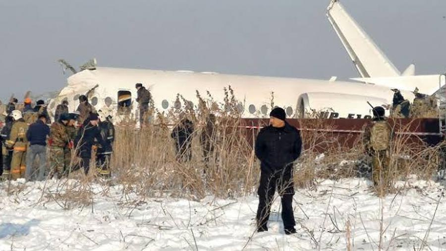Fifteen die as plane crashes in Kazakhstan
