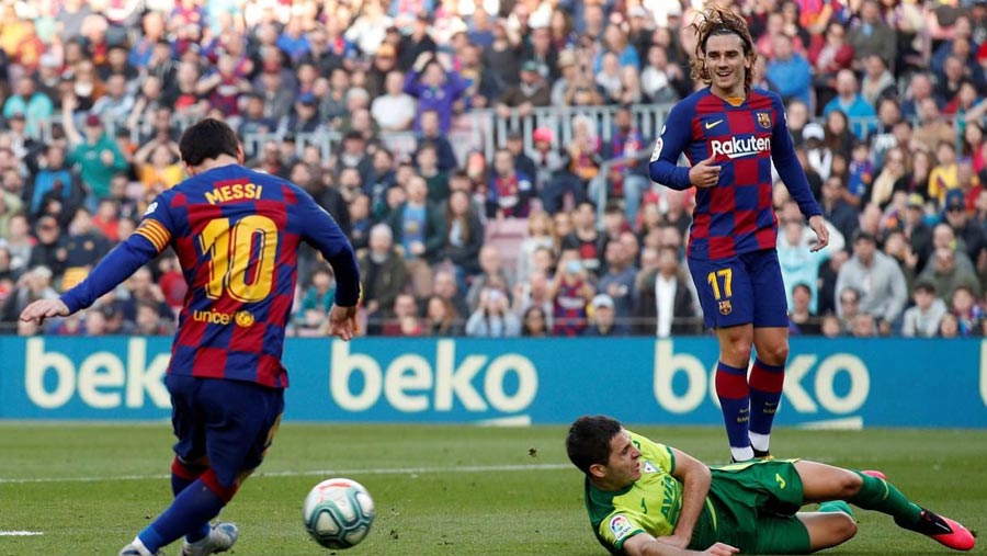 Messi hits four, as Barcelona rout Eibar 5-0