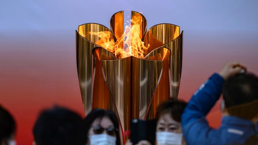 Japan ends Olympic flame display due to coronavirus