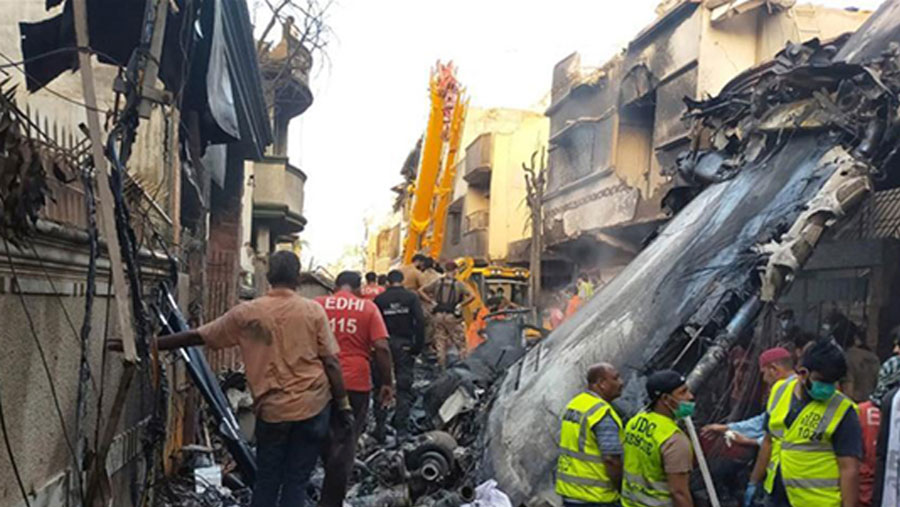 Death toll from Pakistan airline crash now 97