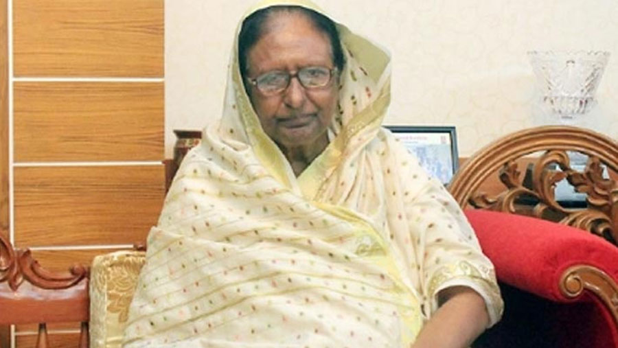 Former Home Minister Sahara Khatun shifted to ICU