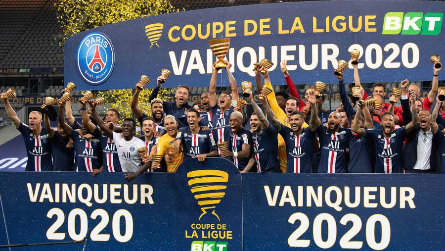 PSG edge out Lyon in French League Cup final
