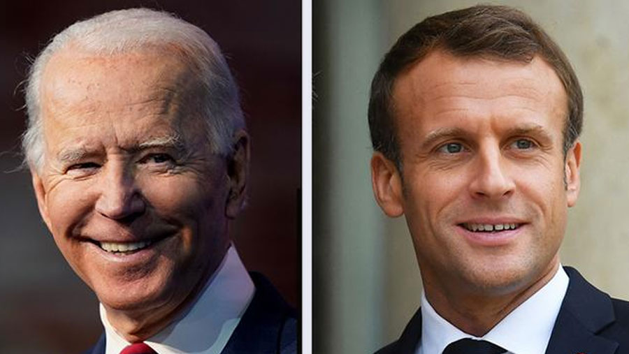 Biden, Macron in agreement on Covid, climate change