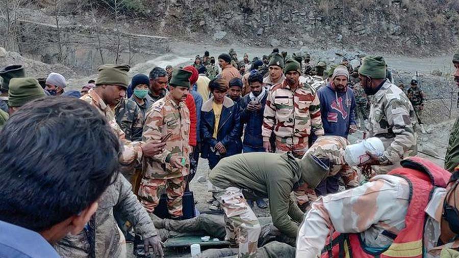 Fourteen dead after India glacier collapse triggers flood