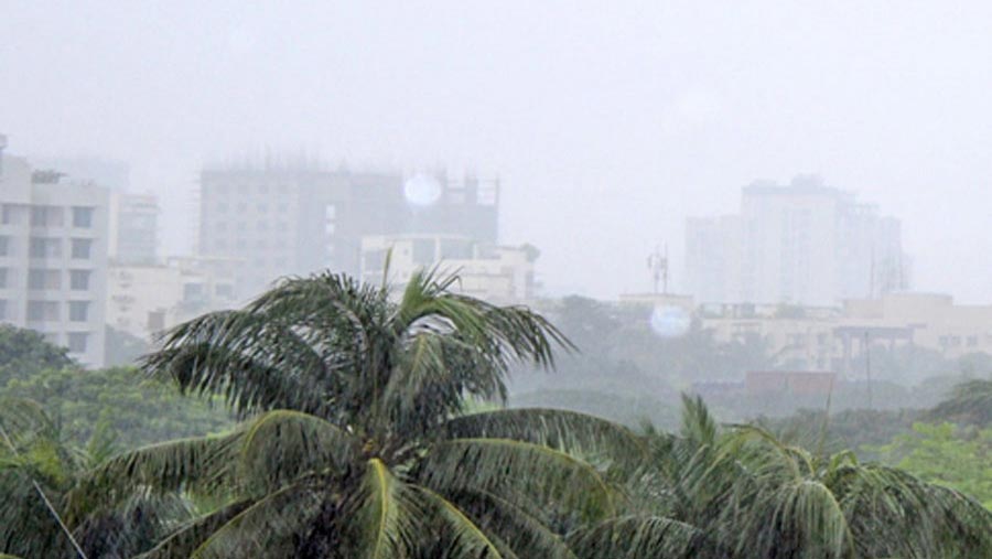 Rain, thundershowers with gusts likely, hailstorm in some places