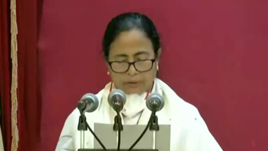 Mamata Banerjee sworn in as West Bengal CM