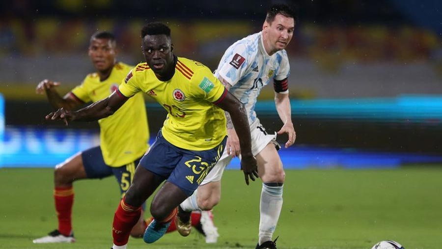 Colombia grab 2-2 draw with Argentina