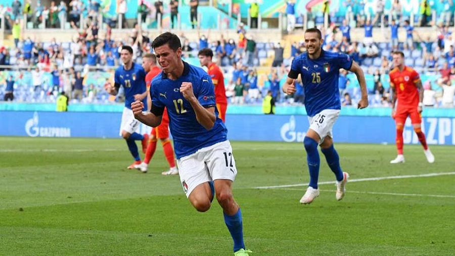 Italy beat Wales 1-0 at Euro 2020