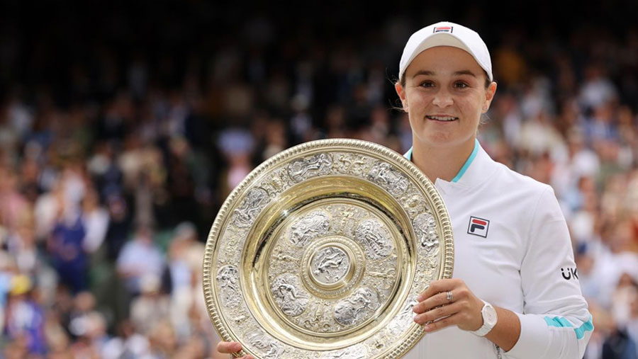 Ashleigh Barty wins first Wimbledon title