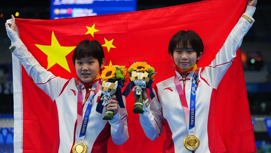 China win hat-trick of Tokyo Olympics diving golds