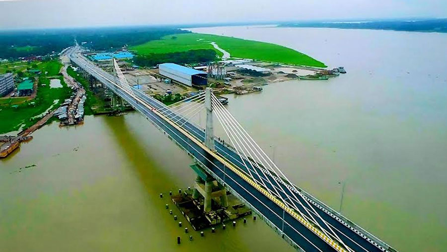 PM opens Payra Bridge to traffic