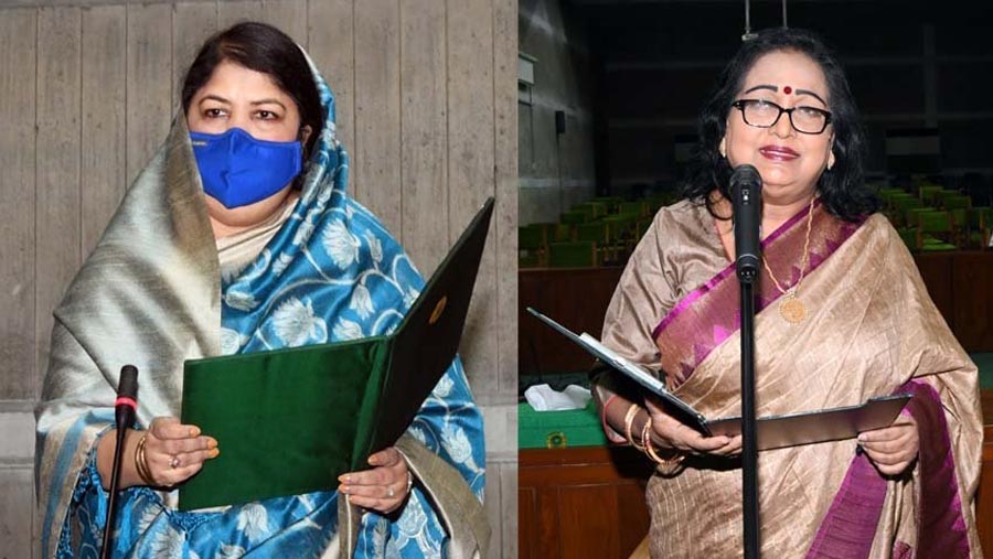 Newly elected MP Sharifa Quader takes oath