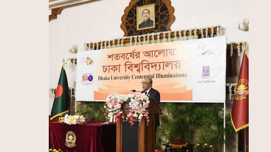 President opens DU centenary celebrations