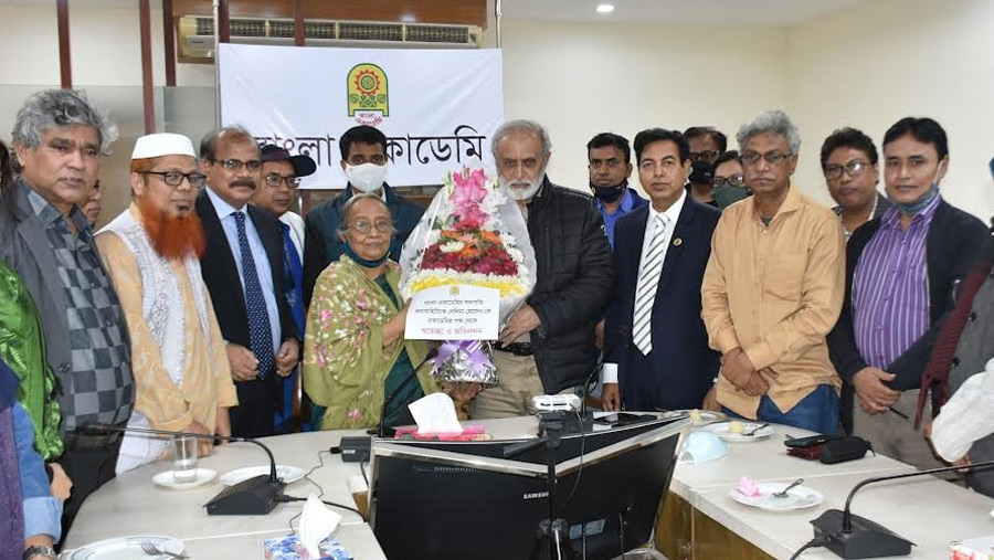 Bangla Academy president Selina Hossain joins office