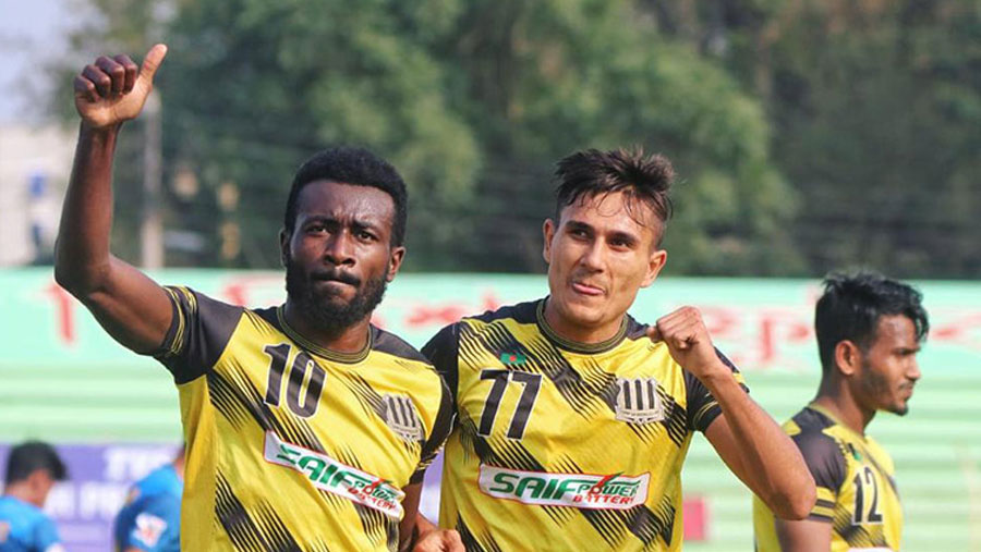Saif earn emphatic win as Emeka scores hat-trick