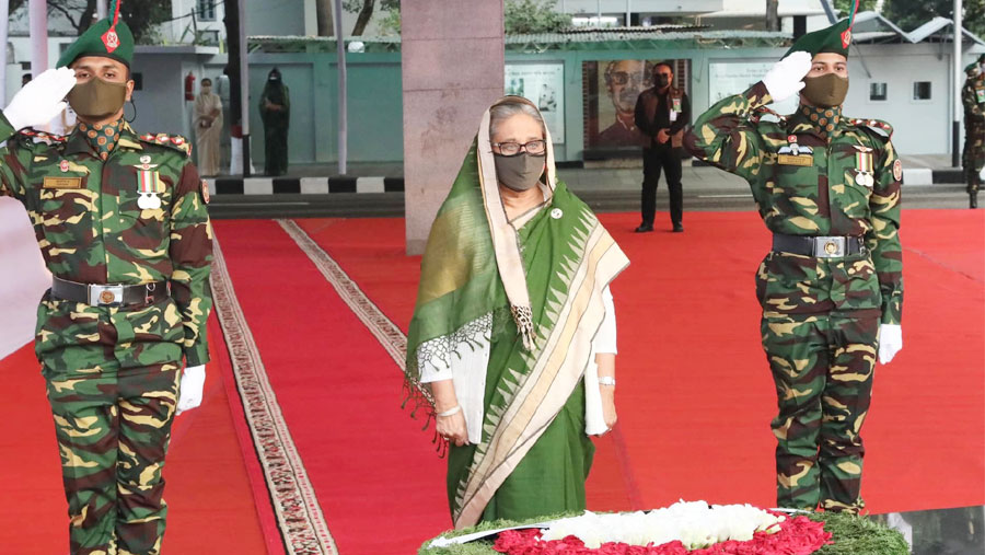 PM pays homage to Bangabandhu on historic March 7