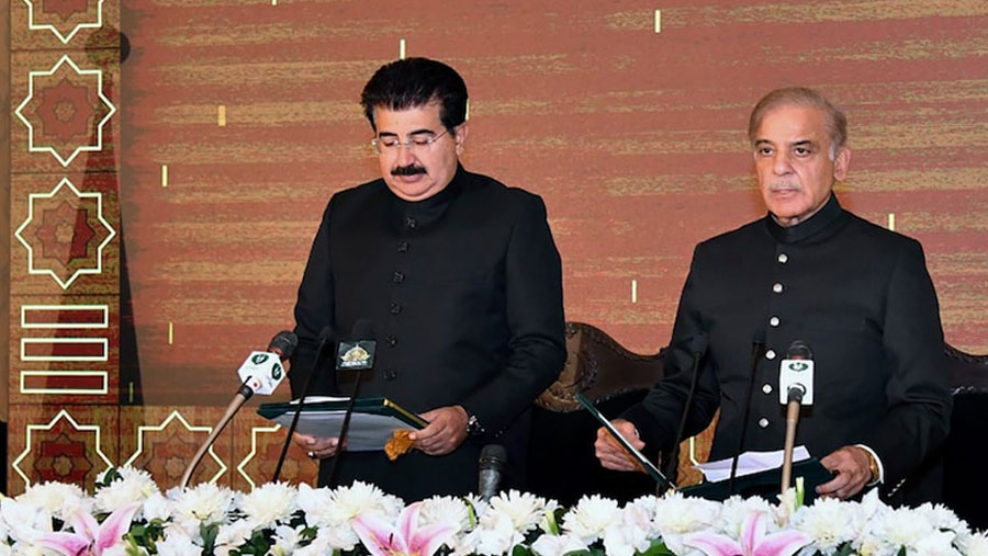 Shahbaz Sharif sworn in as Pakistan's new PM