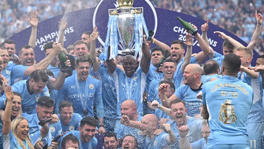 Man City retains EPL title, beating Aston Villa