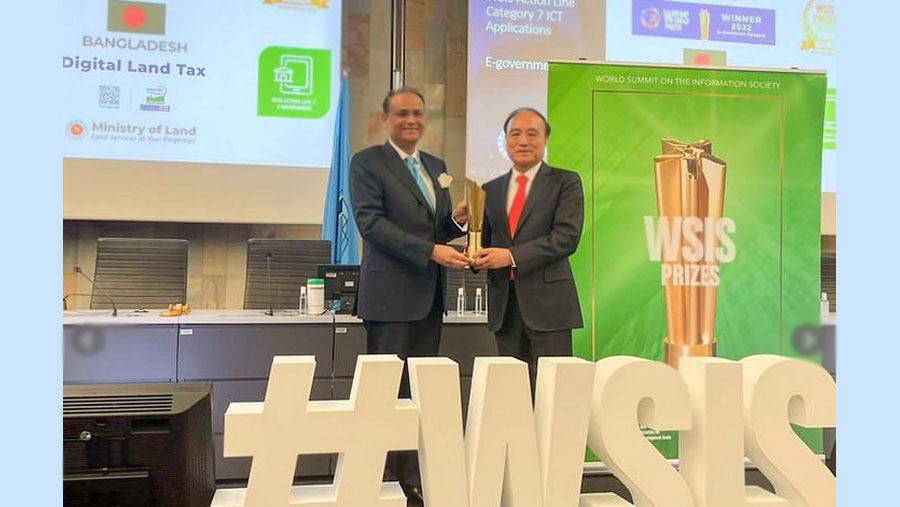 Land ministry's Digital Land Tax System wins WSIS Prize