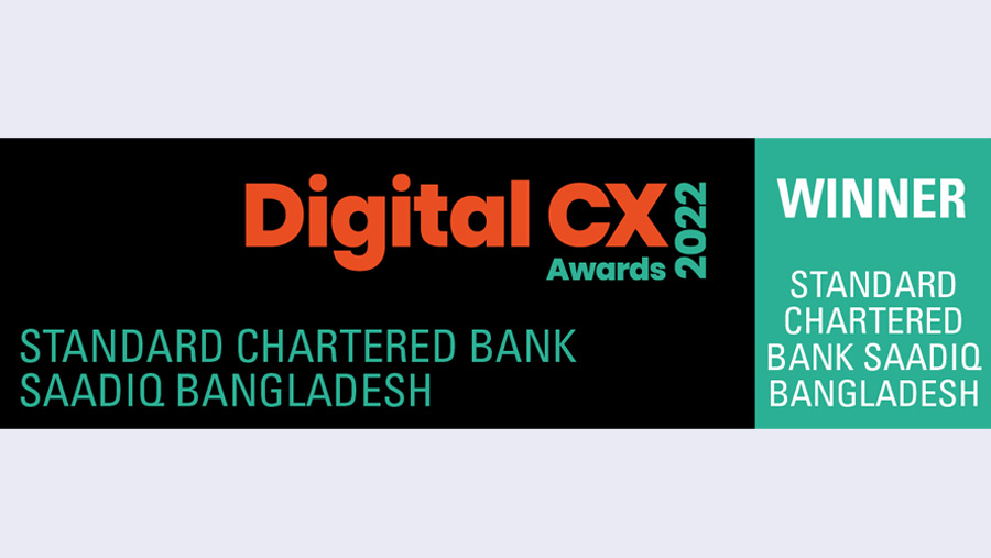 Standard Chartered Saadiq Bangladesh named ‘Best Islamic Bank for Digital CX’