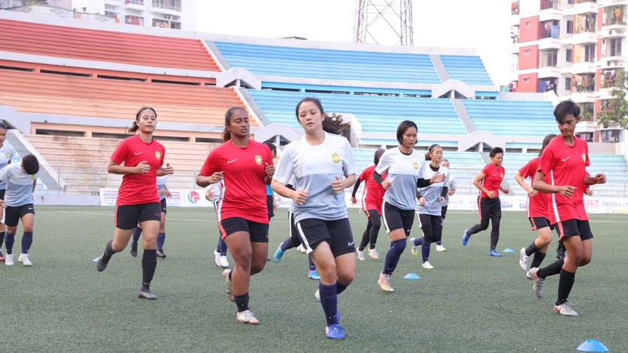 Malaysian women play two matches in Dhaka