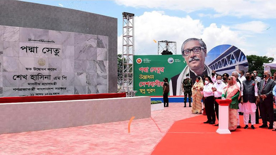 PM inaugurates Padma Bridge