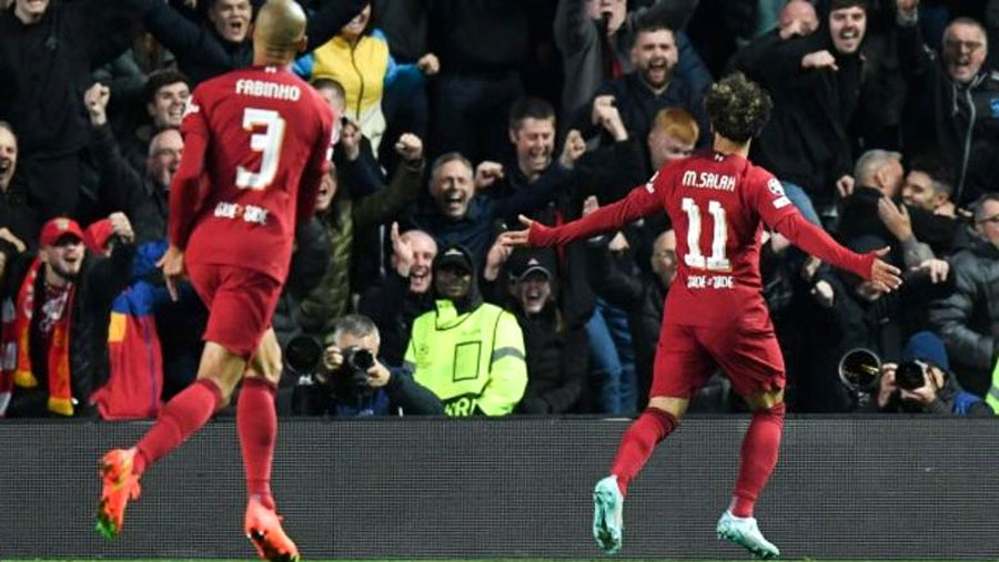 Salah treble inspires Liverpool at Ibrox