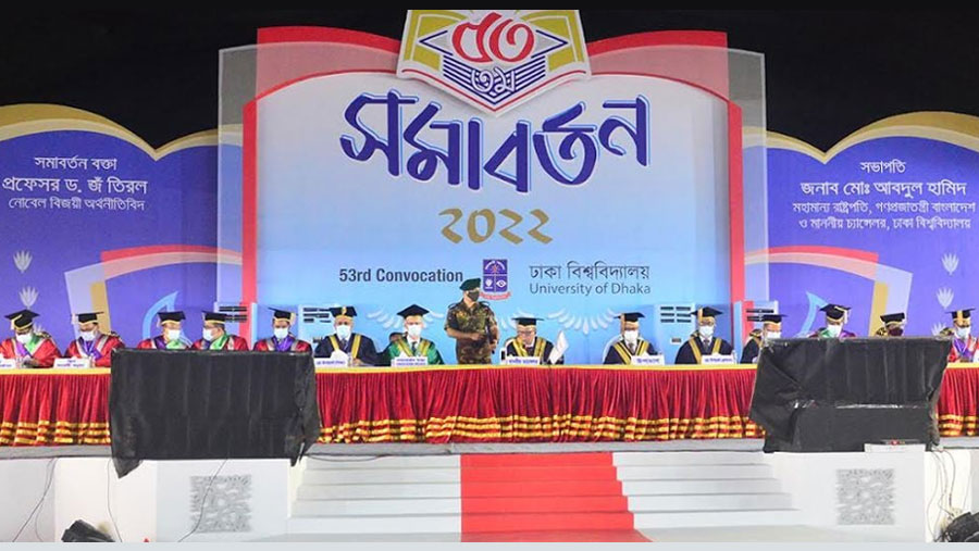 DU 53rd convocation held in a festive mood