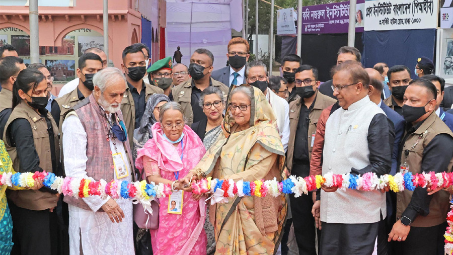 PM opens month-long Amar Ekushey Book Fair