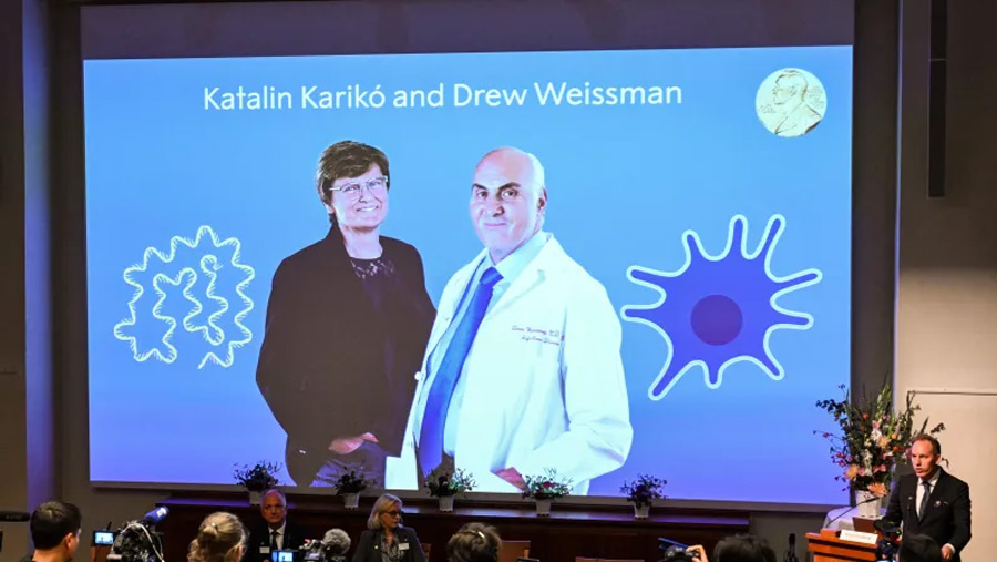 Scientists behind Covid Vaccines win Nobel Prize in Medicine