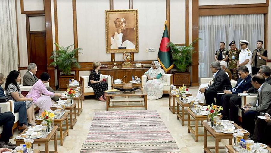 PM commits to uphold democracy in Bangladesh
