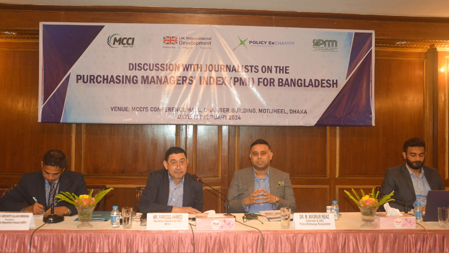 MCCI hosts FGD with Journalists on the Purchasing Managers’ Index for BD