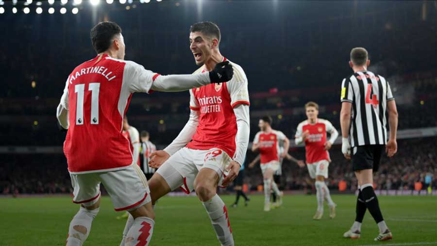 Arsenal rout Newcastle 4-1