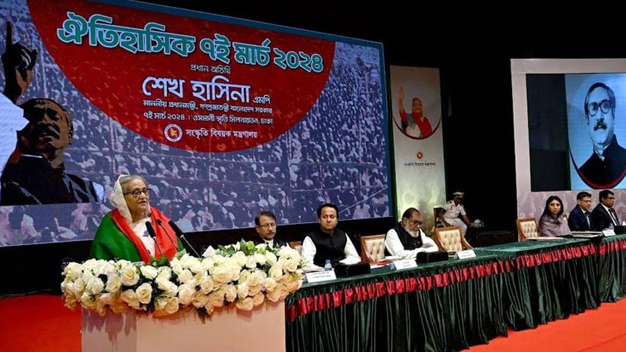 Mar 7 Speech not only inspired people, prepared for war, but also brought independence