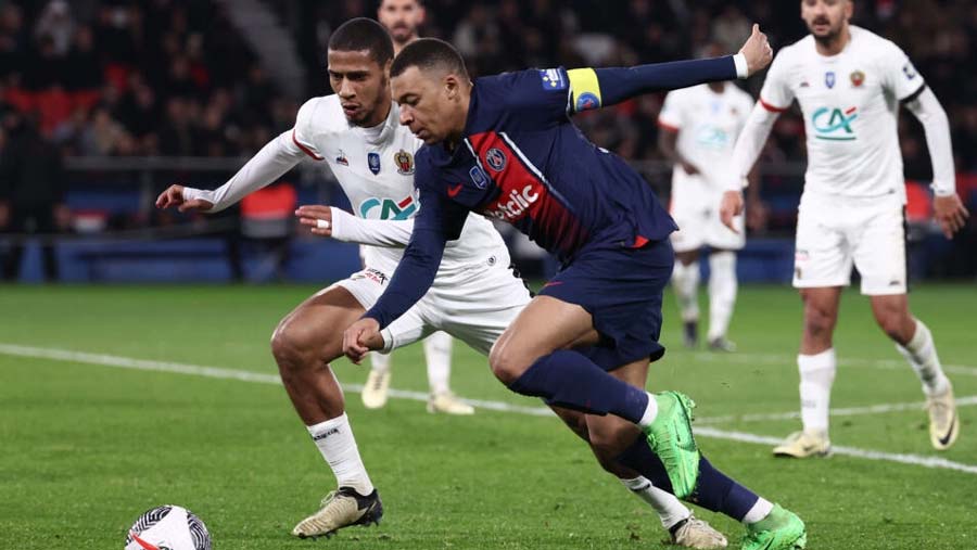 PSG beat Nice to reach French Cup semis