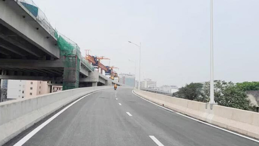 Quader opens down ramp of Dhaka Elevated Expressway