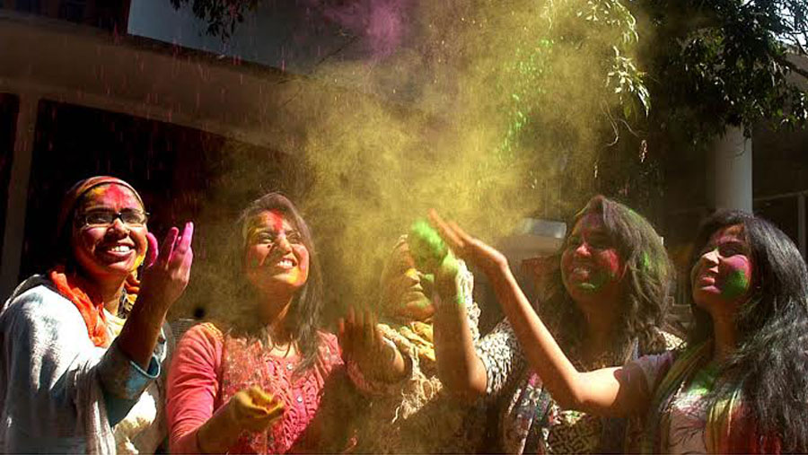 Holi festival on Monday