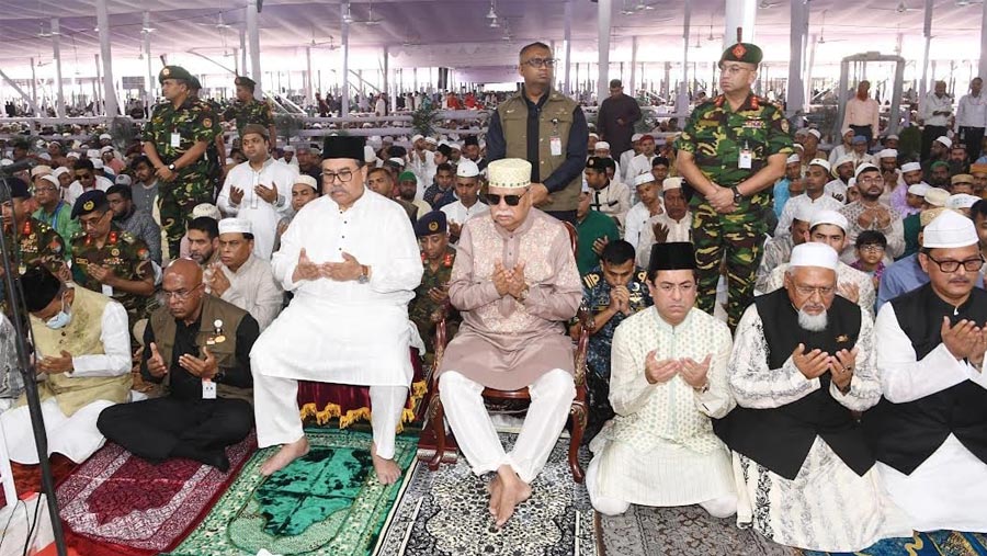 Main Eid Jamaat held at Jatiyo Eidgah